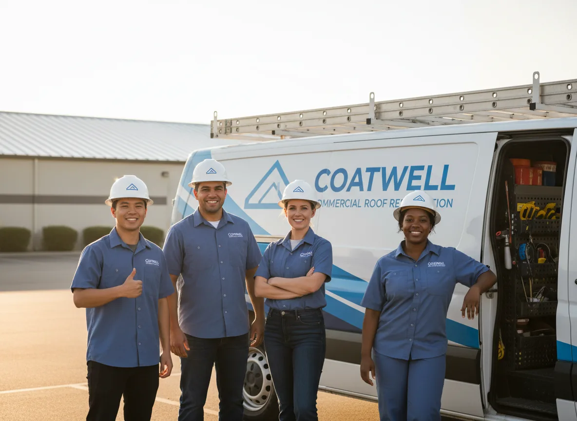 Commercial roof coating company in Wall, TX